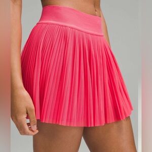 lululemon athletica Pleated Skirt in Bright Pink